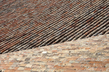 Traditional tiled roof