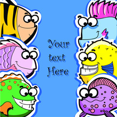 Поздравительная открытка с мультфильм животных