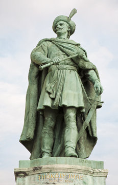 Budapest - Imre Thokoly statue from The Millennium Monument