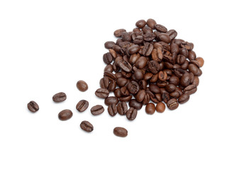 Pile of Coffee Beans - Top View