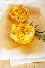 Apfel-Rosmarin Küchlein