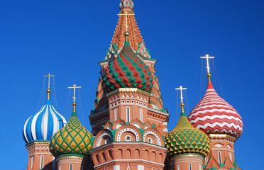 St. Basil Cathedral, Red Square, Moscow, Russia.