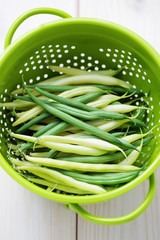 green and yellow beans