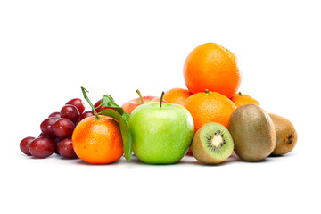 Group of Mixed Fruits