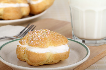 Cream Puff and Milk