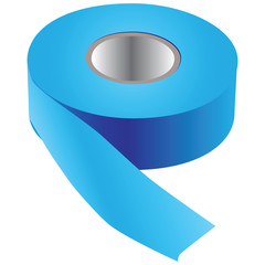 Blue tape for painting