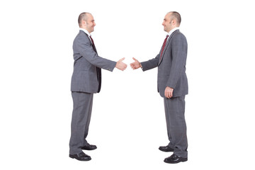 businessmen shaking hands