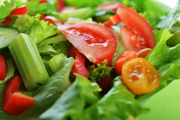 salad with vegetable