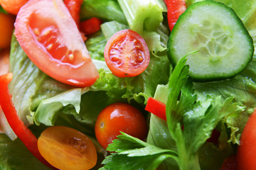 salad with vegetable