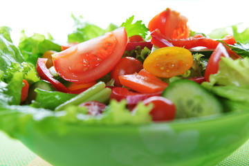 salad with vegetable
