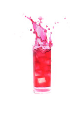 cocktail splashing