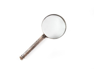 Vintage decorative magnifier isolated on white background - 50100173