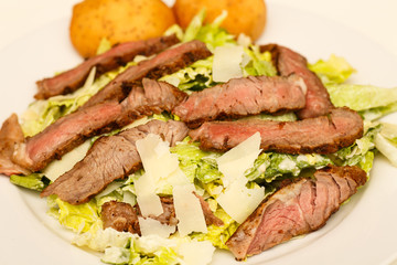 Caesar Salad with Beef