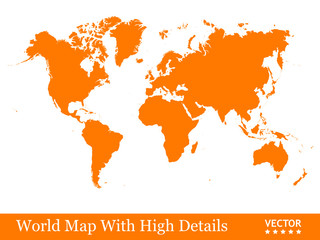 Landkarte, Weltkarte, Karte, Globus, Erde, Orange, Geografie, 2D
