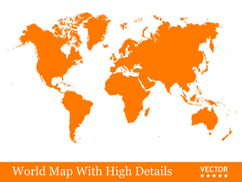 Landkarte, Weltkarte, Karte, Globus, Erde, Orange, Geografie, 2D