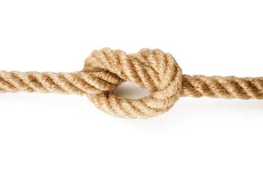 Rope With A Tied Knot