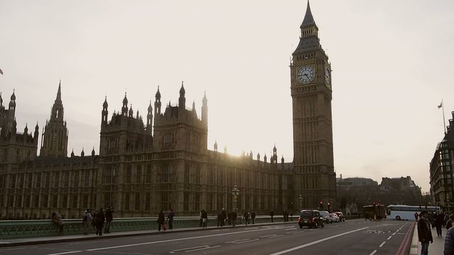 London, Big Ben am Abend