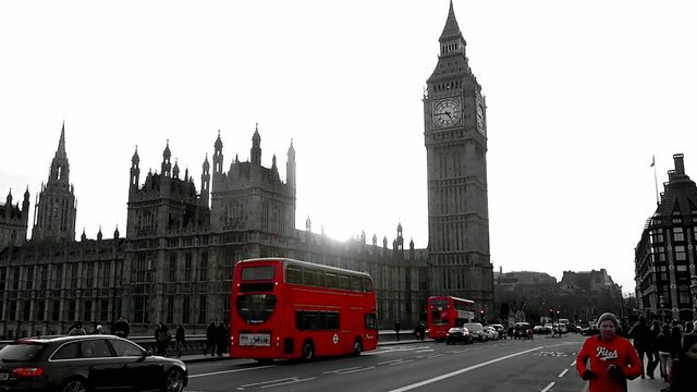London black/red