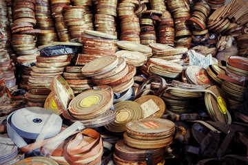Old film canisters