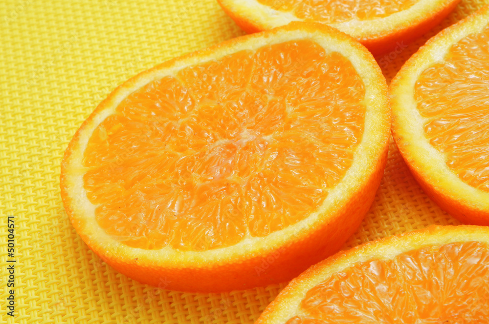 Sticker orange slices