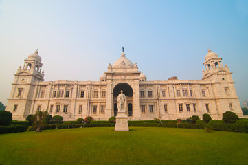 Fototapeta na wymiar Budynek Landmark z Kalkuty czy Kalkuta, Victoria Memorial Hall