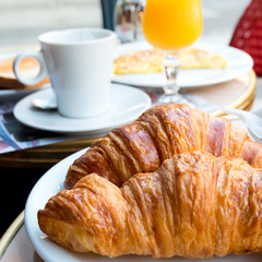 coffee and croissants