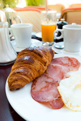 coffee and croissants