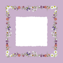 Floral frame