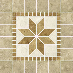 High-quality Brown mosaic pattern decor background.
