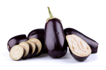 Eggplants or aubergines