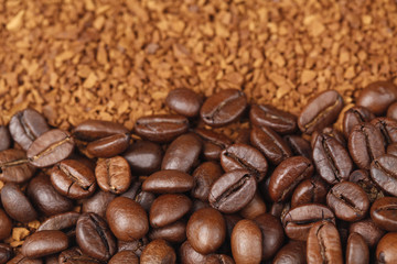Coffee Beans Scattered