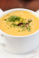 seafood cream soup