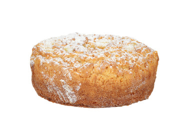 isolated lemon coffee cake