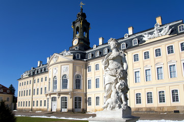 Fototapeta na wymiar Dresden Castle Summer Palace Hubertusburg