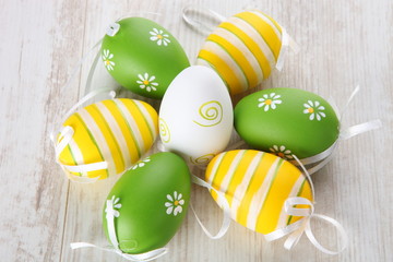 Easter traditional eggs