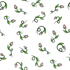 seamless roses background