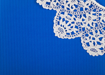 Paper with lacy border