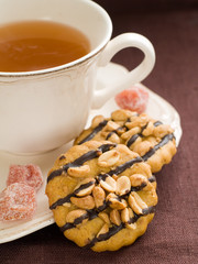 cookie and tea