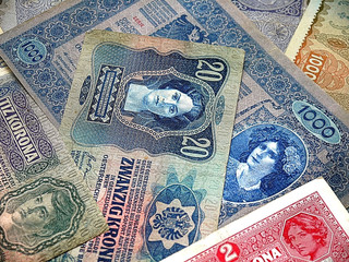 Старинные банкноты Австро-Венгерской империи