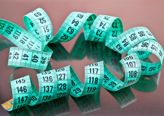 The tape for measurements