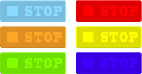 Stop button set