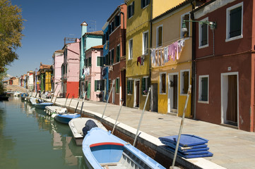 Fototapeta na wymiar Wyspa Burano, Wenecja
