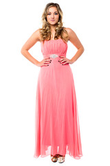 Studio shot of a gorgeous young female