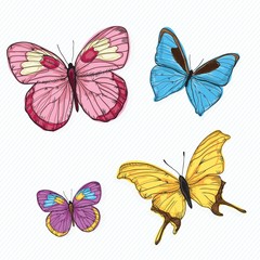 Icônes de papillon