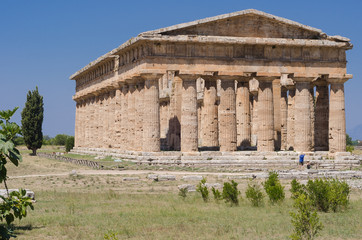 Fototapeta na wymiar Paestum Temple