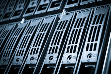 data storage hardware inside internet cloud center