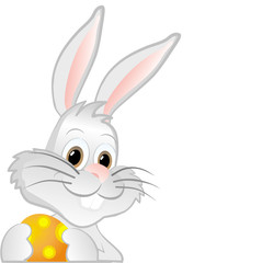 Osterhase mit Osterei