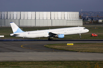 Fototapeta na wymiar Airbus A321