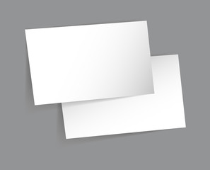 blank business card, vector