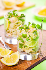 Salmon Vegetables And Pasta Salad